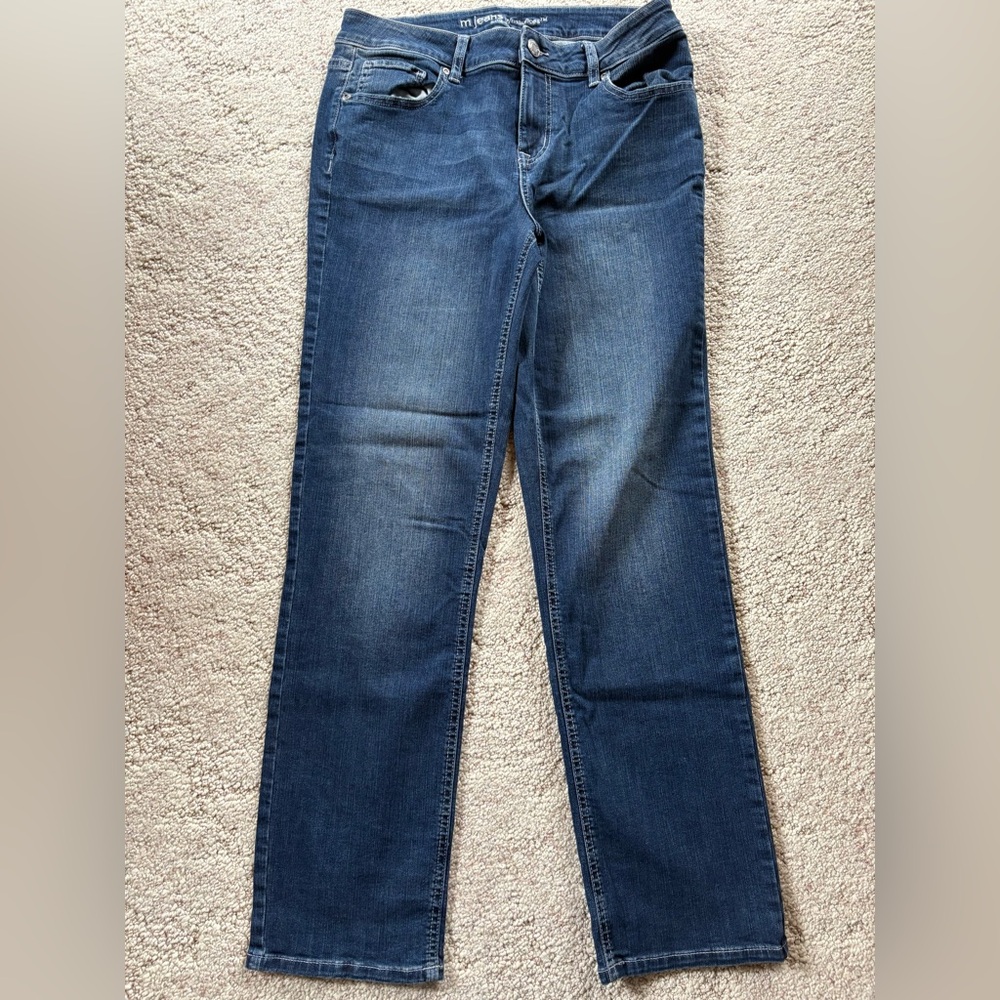 Maurices Mid-Rise Straight Blue Jeans